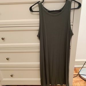 NWOT Mossimo Supply Co olive tank top dress